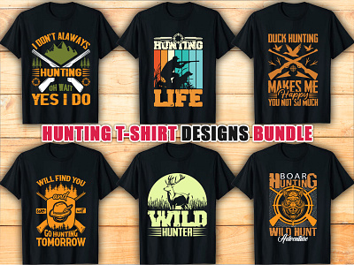 Hunting T-shirt Design Bundle hunting hunting tshirt tshirt