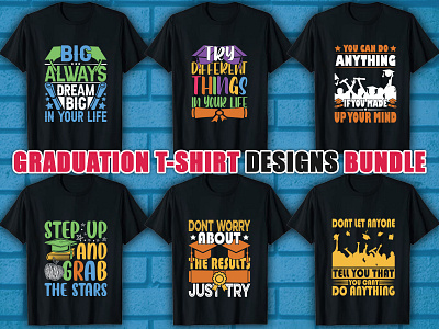 Graduation T-shirt Design Bundle