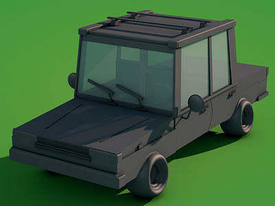 low poly Car