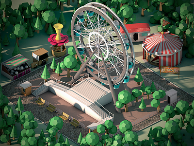 Theme Park Isometric