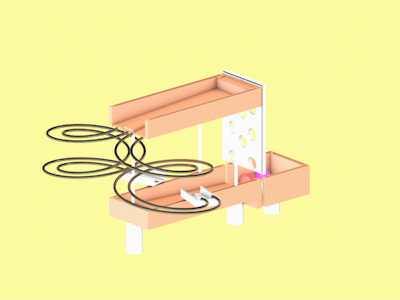 Marble Machine animation cinema4d design isometric lowpoly marblemachine motion motiondesigh physics render