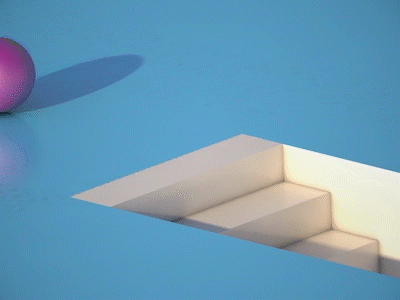 Physics ? animation cinema4d design isometric lowpoly marblemachine motion motiondesigh physics render