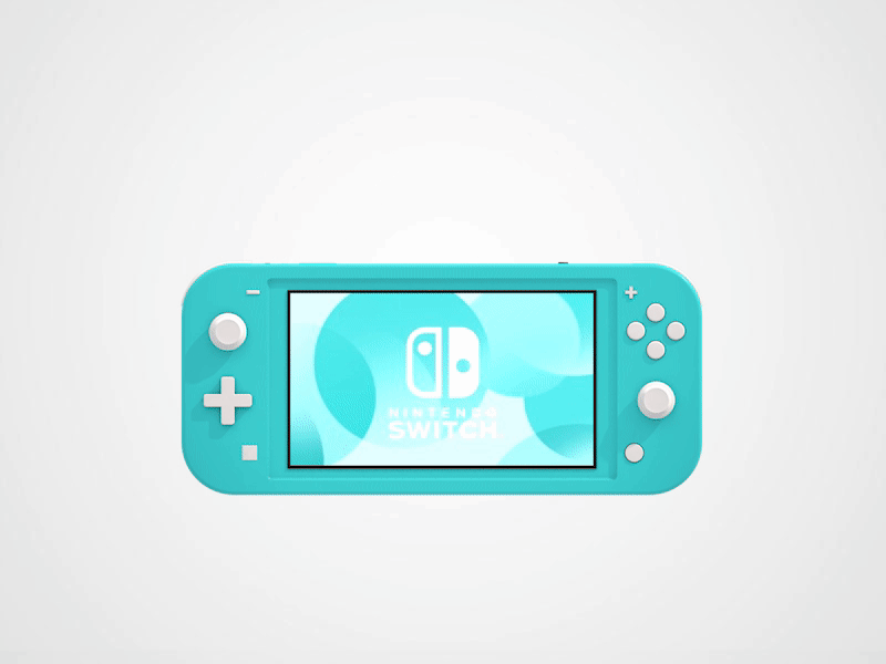 Nintendo switch lite animation cartoon cinema4d games illustration isometric lowpoly mario motiondesigh nintendo nintendoswitch playstation render zelda