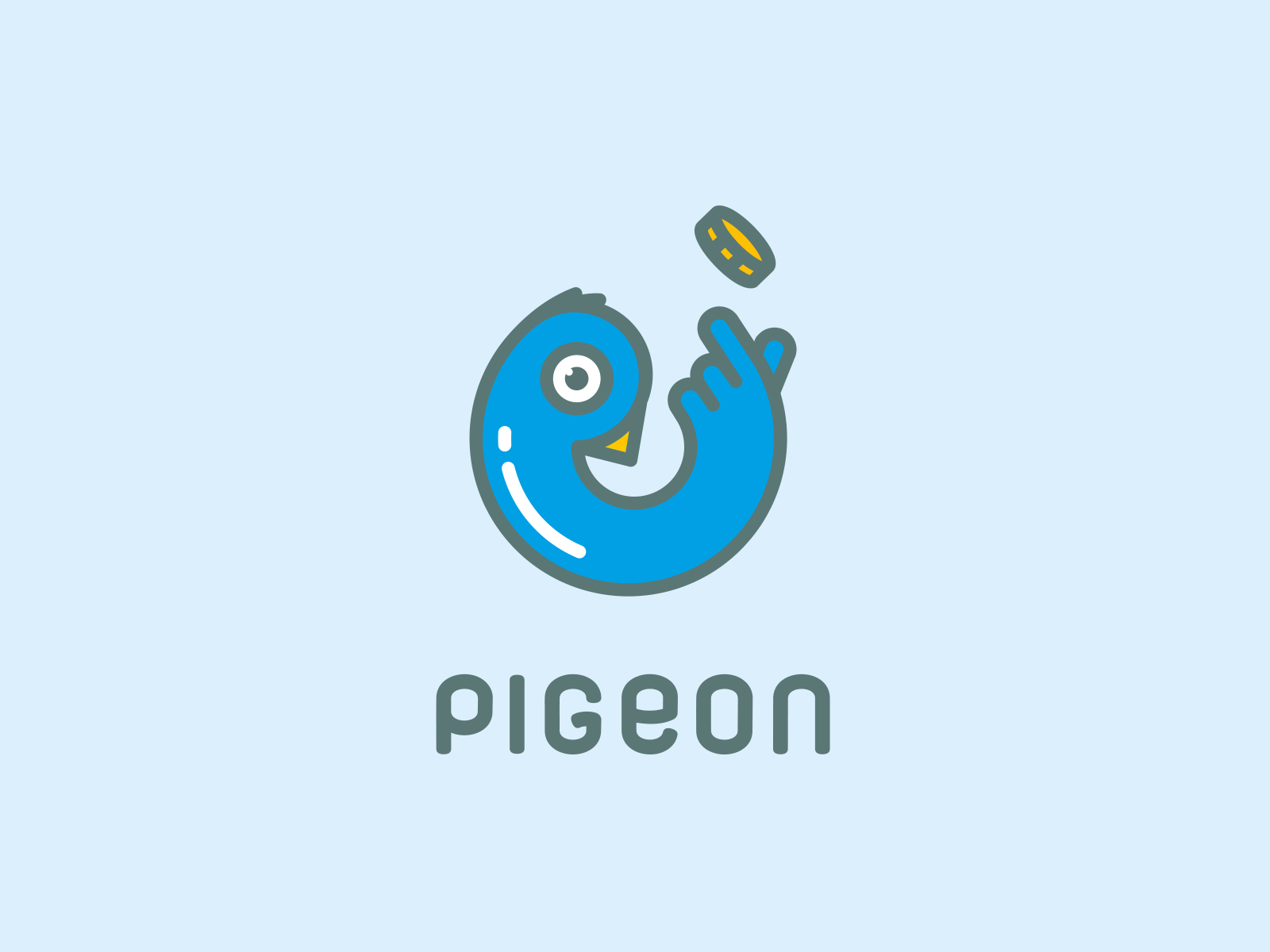 Pigeon by Mikylangela | Logo Designer on Dribbble