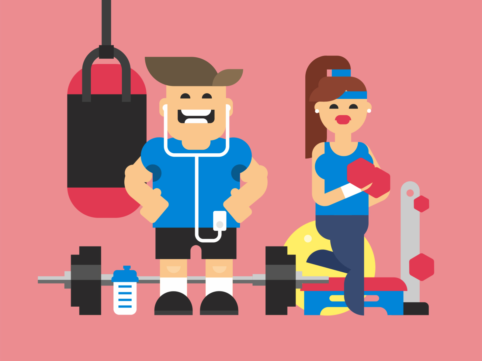 Fitness by Mikylangela on Dribbble