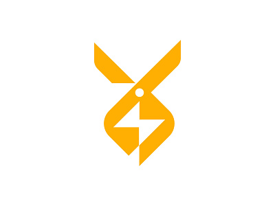 Cut Energy Logo cut design eco energy flash light logo scissors smart
