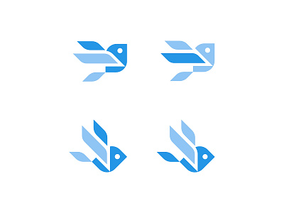 Bird bird color design logo twitter wings