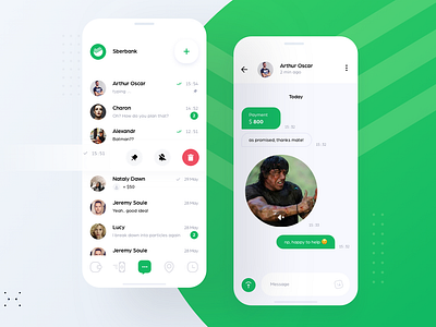 Chat UI for Sberbank