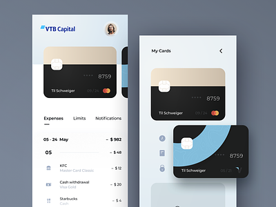 Banking App for VTB Group banking cards wallet