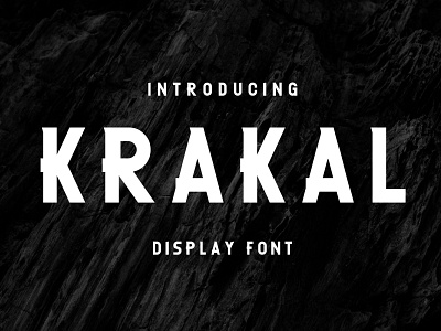 KRAKAL FONT