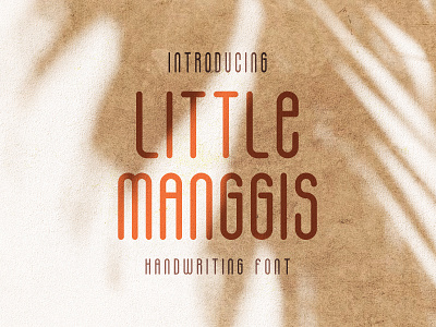 Little Manggis Font abc cursive design display font font display illustration logo round round font sans serif serif