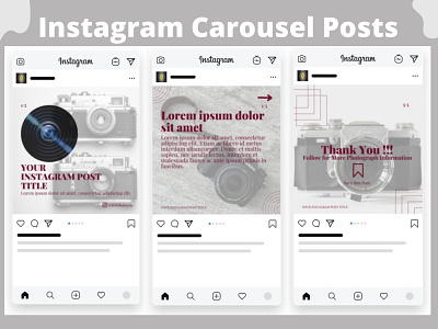 Instagram Carousel Posts For Microblog Content canva carousel design graphic design instagram microblog posts social media trending viral