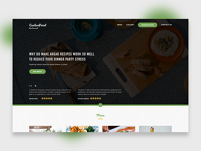 Restaurant Website design restaurant website