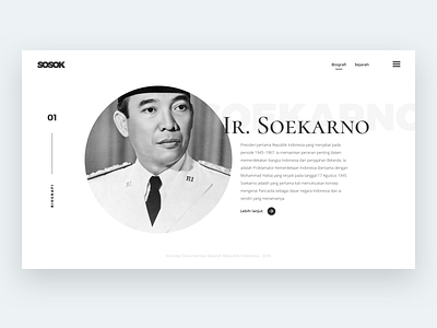 Biography Page Concept