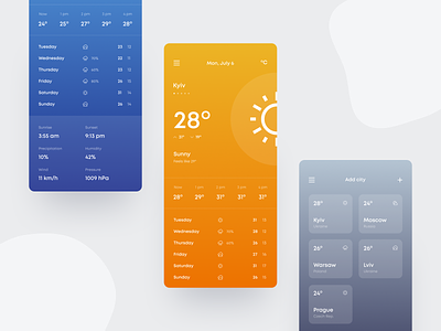 Weather app app concept design temperature typography ui ux weather weather app