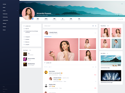 Pixelvision Profile page by Kostya Sobol on Dribbble