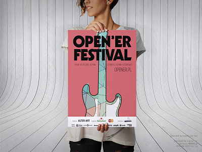 Poster OPEN`ER FESTIVAL branding festival fun gdynia music opener party poland poster promo summer wavo