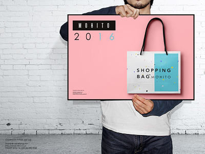 Shoppingbag bag branding design marketing minimalism mohito project shopingbag shopinig