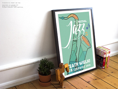 Jazz Festival branding festival fun jazz marketing mockup music party poster promo wavo