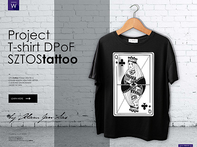 Project SZTOStattoo T-shirt by Adam Jan Sas