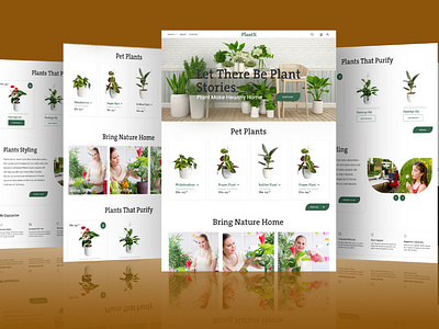 Plant website design/ Landing page design