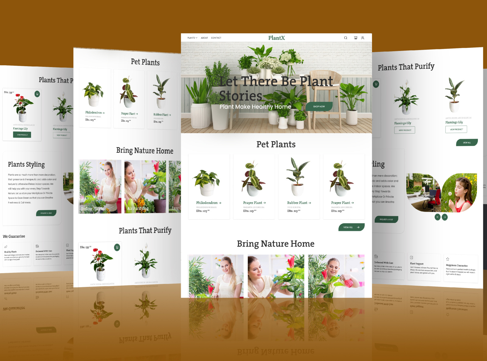 Plant website design/ Landing page design by Nisar Abrar on Dribbble