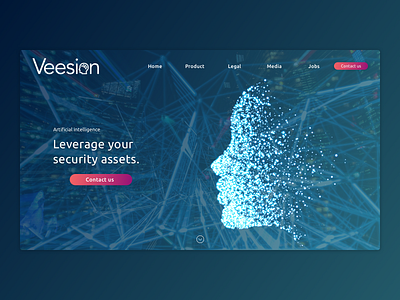 Veesion - Website artificial intelligence cyber security deep learning graphic identity security user experience design user interface design visual identity