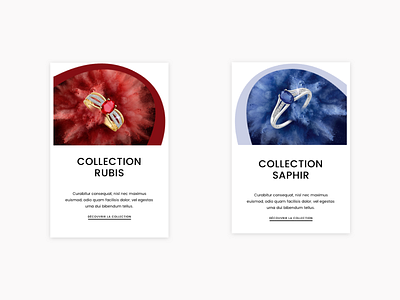 Cards Category brand design branding ecommerce element jewelry jewels kit ui web