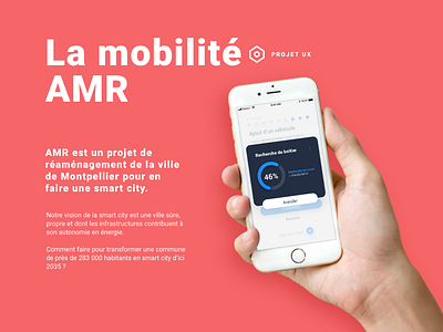 AMR - Mobilité Citadine Suite app autonomous car blockchain branding design mobility ui ux web website concept