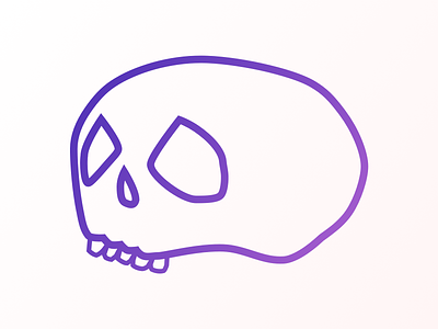 Skull Study #1 illustration skull
