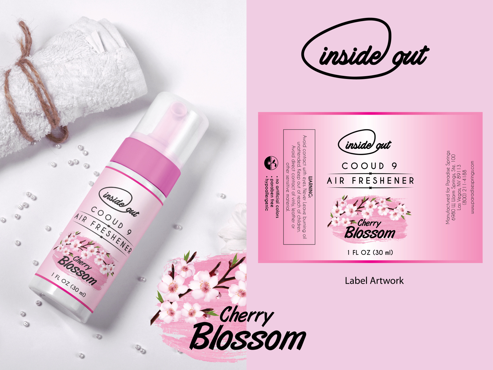 Air Freshener Product Label Design by anukds01 on Dribbble