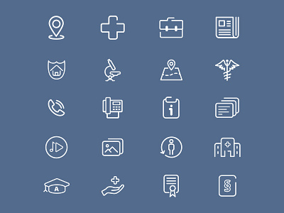 Healthcare Line Icons