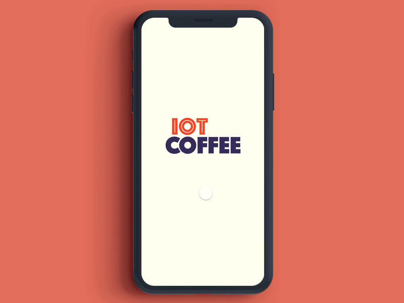 IoT Coffee App animation app app animation coffee coffee app hand drawn