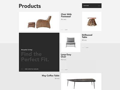 E-commerce Store Layout e commerce flat furniture layout product shop shopping sketch store ui ux white