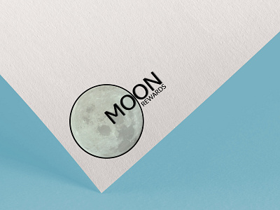 Moon Rewards branding design graphic design logo typography vector