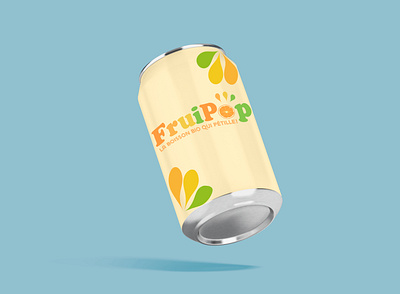 FruiPop can packaging branding cover design graphic design illustration logo typography