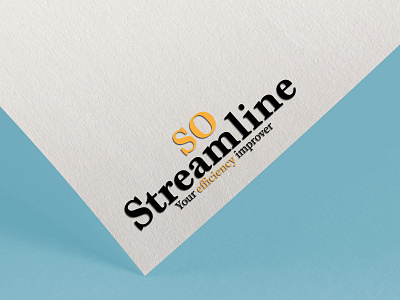 SO Streamline logo branding design graphic design logo typography vector