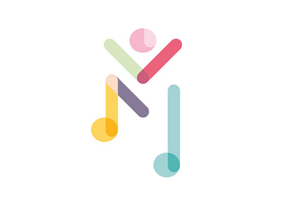 Musik & Mensch logo logo design music music therapy