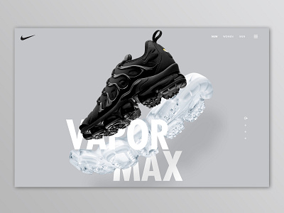 Sneaker Landing Page concept
