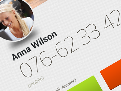 Incoming Call By Johan Rundberg On Dribbble