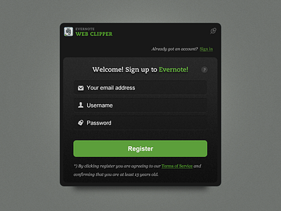 Evernote Webclipper