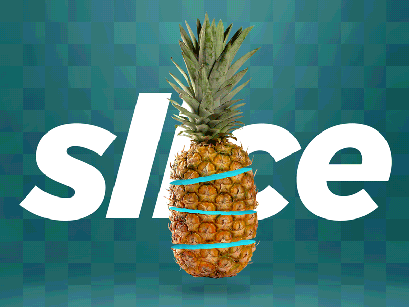 Pineapple Slice - look mom, no 3D ae after effects animation fresh gif motion design pineapple slice tropical