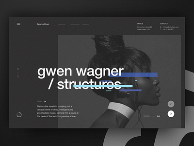 / Structure Display - 01 dark design grid minimal minimalism music nocturnal pattern swiss techno ui