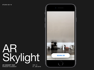 AR Skylight ar augmented augmented reality clean design interface reailty scandinavian