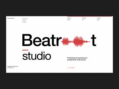 Beatroot Studio branding clean design logo minimal modern modernism music scandinavian sound ui