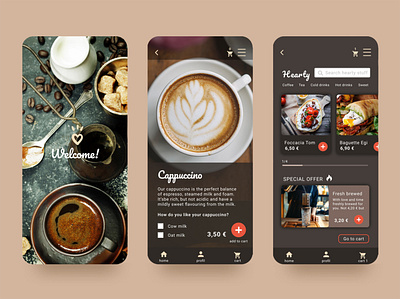 Coffee House App app coffee ui ux