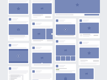 Facebook Elements   Social Media By Max On Dribbble