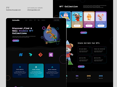 Concept design for an NFT exchange app branding design graphic design illustration ui ux vector