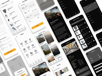 Artsy gallery app app design product design ui ux