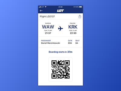 Boarding Pass - Daily UI 024 boarding pass daily ui dailyui mobile app sketch ui ux